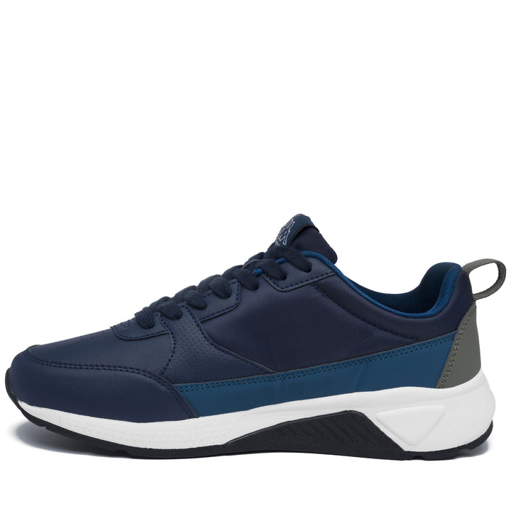 Sneakers Unisex LOGO PANNER Low Cut BLUE NAVY-BLUE Dressed Side (jpg Rgb)		