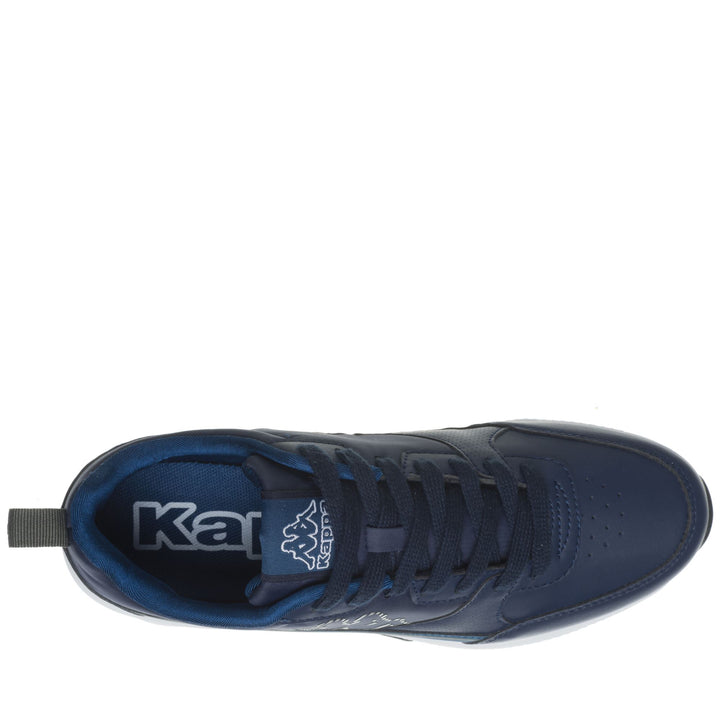 Sneakers Unisex LOGO PANNER Low Cut BLUE NAVY-BLUE Dressed Back (jpg Rgb)		