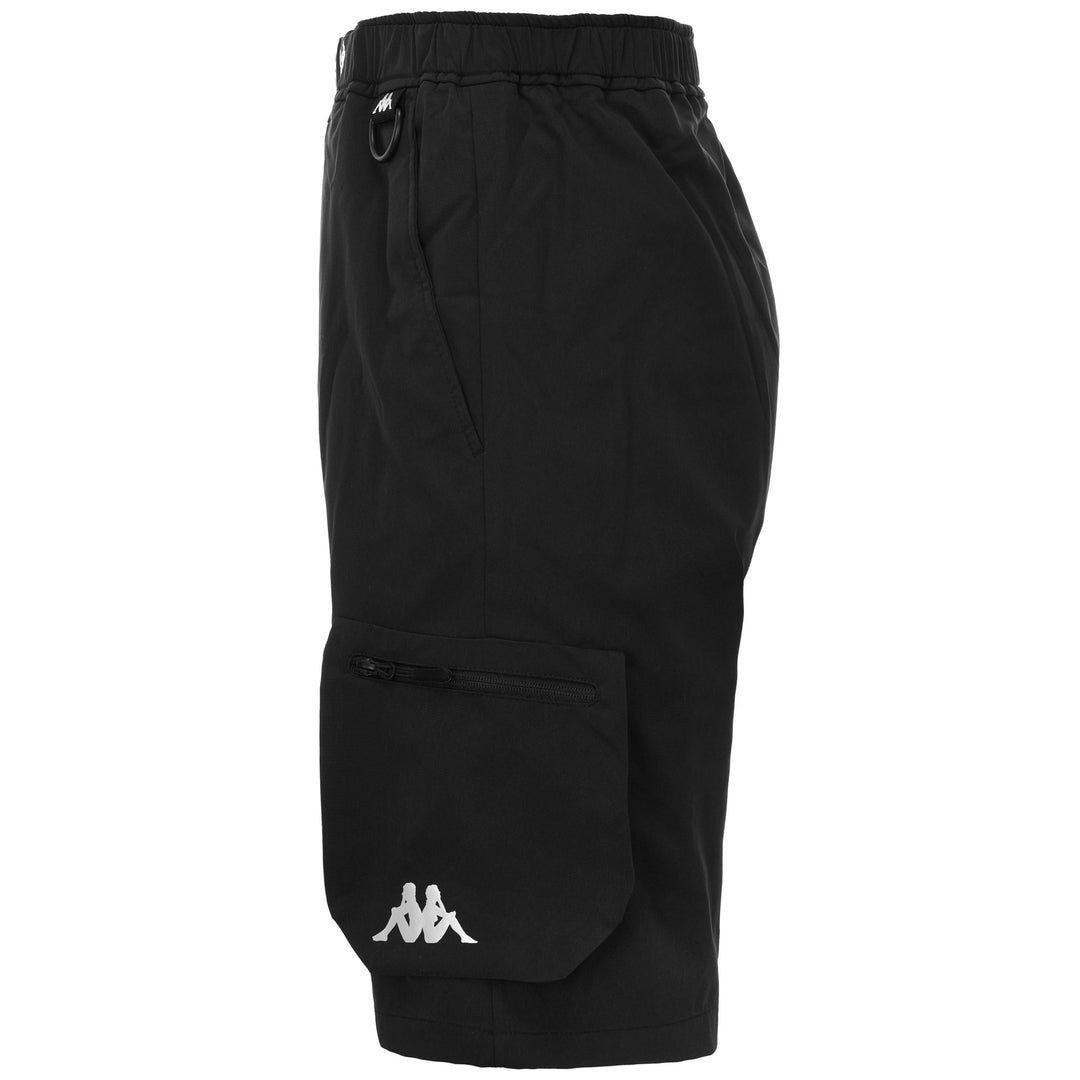 Shorts Man BORTIS Sport  Shorts BLACK LIGHT - BLACK Dressed Front (jpg Rgb)	
