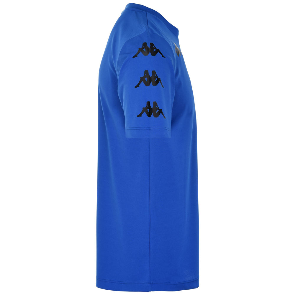 Active Jerseys Man DOMOB Shirt BLUE SAPPHIRE - BLACK Dressed Front (jpg Rgb)	