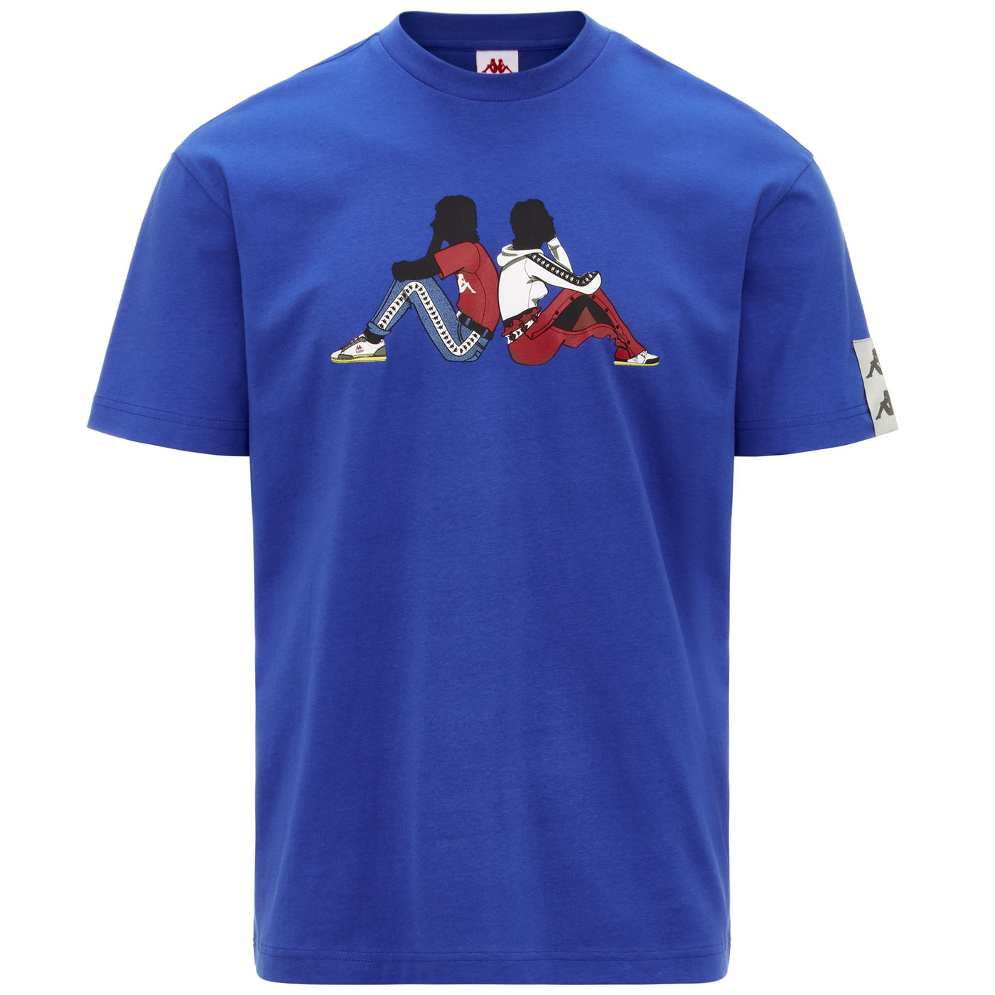 T-ShirtsTop Man 222 BANDA  POP T-Shirt BLUE ROYAL-BEIGE-GREY Photo (jpg Rgb)			