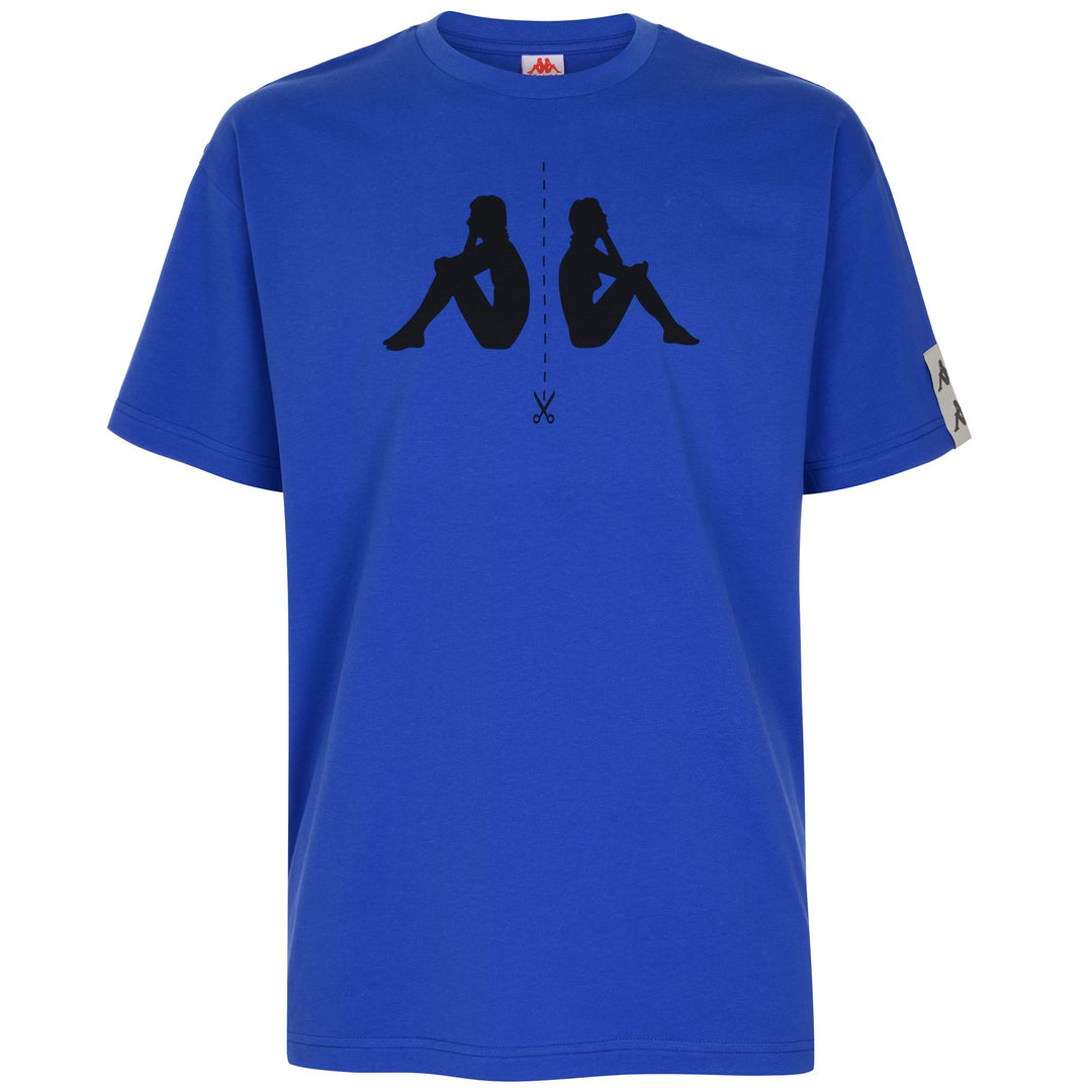 T-ShirtsTop Unisex 222BANDA PARTS T-Shirt BLUE ROYAL-BEIGE-GREY Photo (jpg Rgb)			