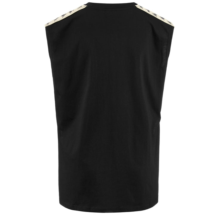 T-ShirtsTop Woman 222 BANDA POESY T-Shirt BLACK-BEIGE-GREY Dressed Side (jpg Rgb)		