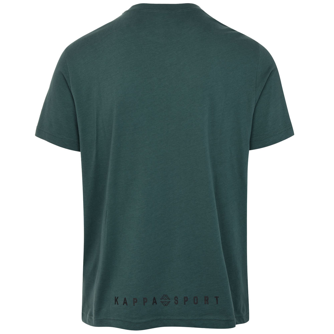 T-ShirtsTop Man LOGO DARTO T-Shirt GREEN TOP Dressed Front (jpg Rgb)	
