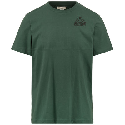 T-ShirtsTop Man LOGO DARTON T-Shirt Green Dk - Black | kappa Photo (jpg Rgb)			