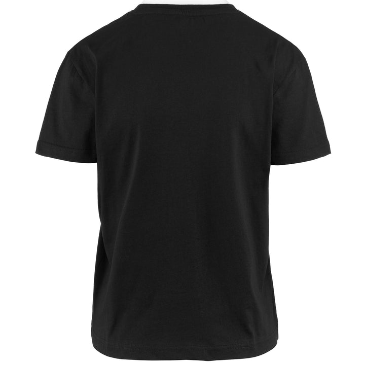 T-ShirtsTop Woman LOGO DEGIULA T-Shirt BLACK Dressed Side (jpg Rgb)		