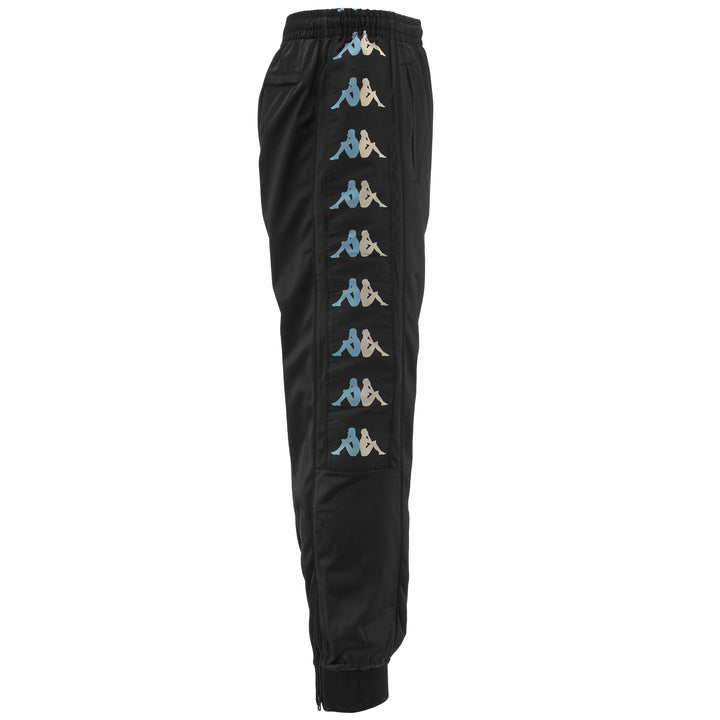 Pants Man 222 BANDA 10 ALENZO Sport Trousers BLACK-BLUE STONE-BEIGE NATURALE Dressed Front (jpg Rgb)	