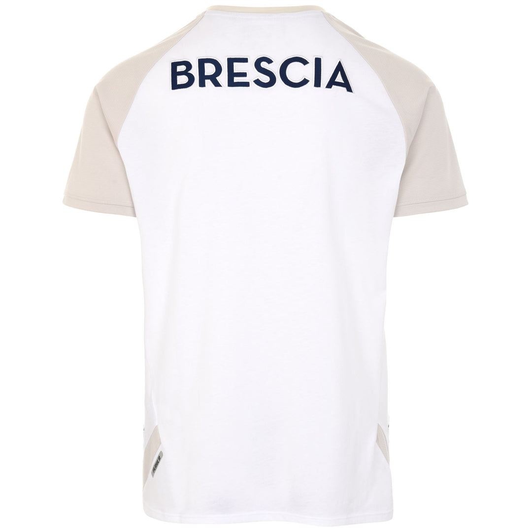 T-ShirtsTop Man AYBA 6 BRESCIA T-Shirt WHITE Dressed Side (jpg Rgb)		