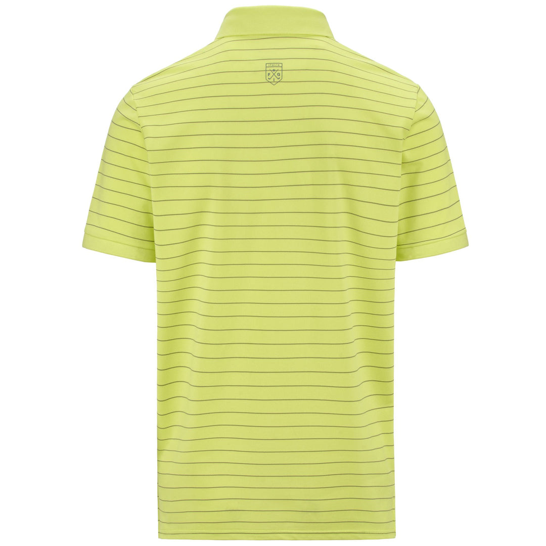 Polo Shirts Man FEMESRI Polo GREEN ACID-GREY Dressed Side (jpg Rgb)		