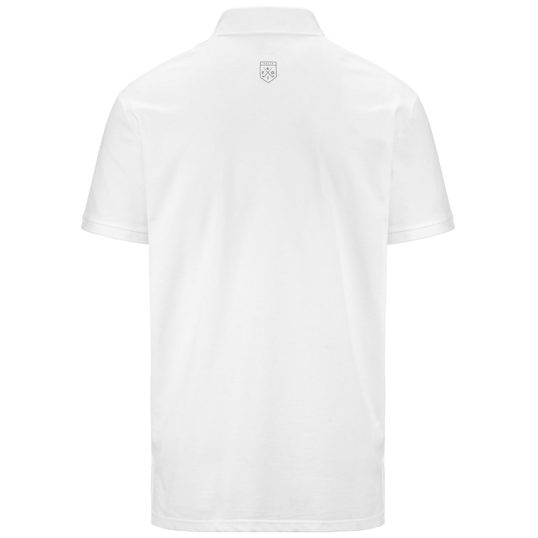 Polo Shirts Man FIMES Polo WHITE Dressed Side (jpg Rgb)		