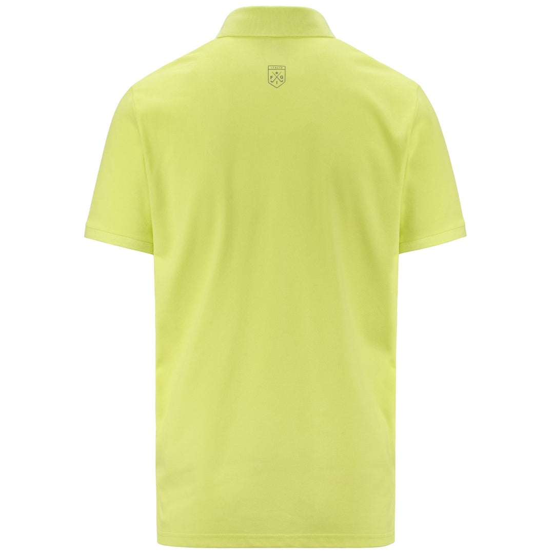 Polo Shirts Man FIMES Polo GREEN LIMEADE Dressed Side (jpg Rgb)		