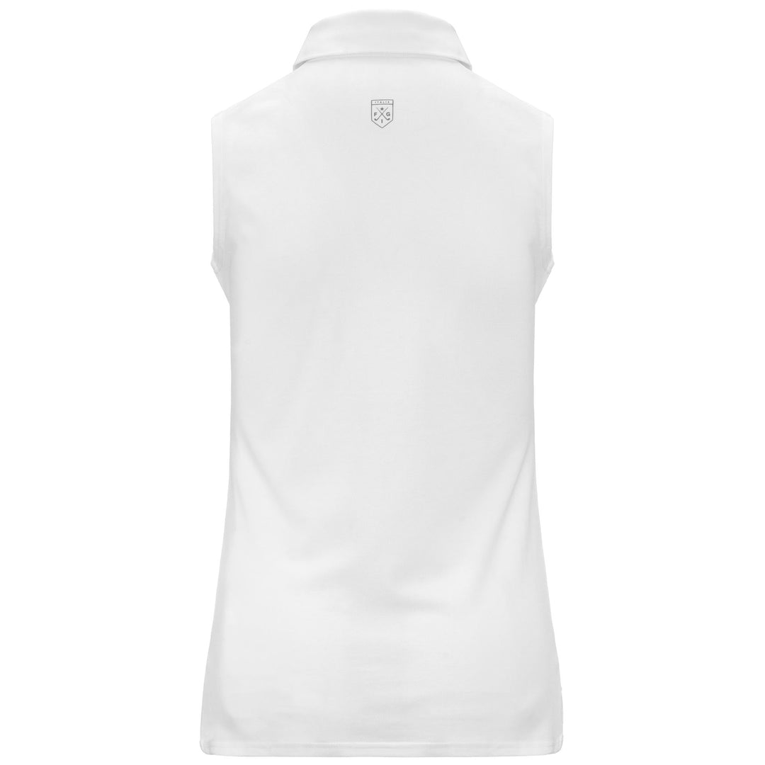 Polo Shirts Woman FENKI Polo WHITE Dressed Side (jpg Rgb)		