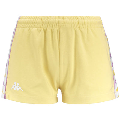 Shorts Woman 222 BANDA TREADYI Sport  Shorts YELLOW ANISETTE-WHITE-VIOLET LILLA Photo (jpg Rgb)			