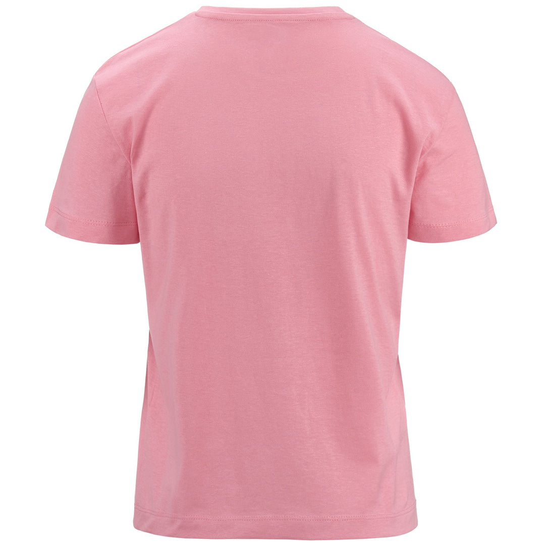 T-ShirtsTop Woman LOGO EIKA T-Shirt PINK WARM Dressed Side (jpg Rgb)		