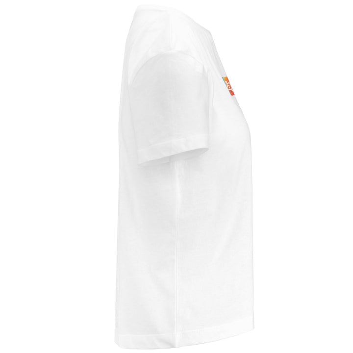 T-ShirtsTop Woman LOGO ELEKTRA T-Shirt WHITE Dressed Front (jpg Rgb)	