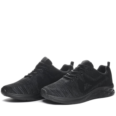 Sneakers Unisex LOGO FOLKIE Low Cut BLACK-GREY DK Detail (jpg Rgb)			
