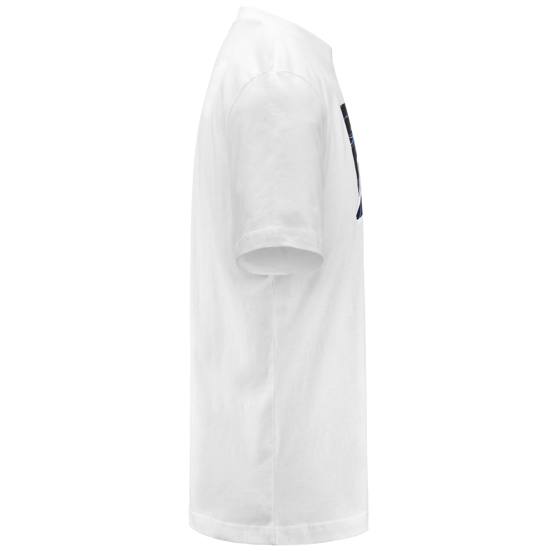 T-ShirtsTop Man LOGO EZIO T-Shirt WHITE Dressed Front (jpg Rgb)	