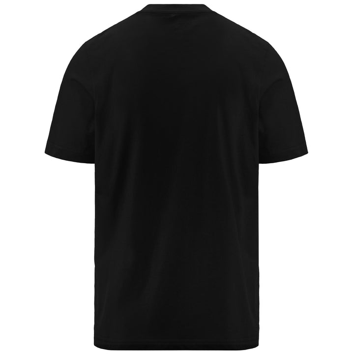 T-ShirtsTop Man LOGO EZIO T-Shirt BLACK Dressed Side (jpg Rgb)		