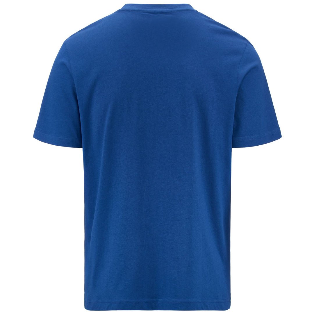 T-ShirtsTop Man LOGO EZIO T-Shirt BLUE SAPPHIRE Dressed Side (jpg Rgb)		