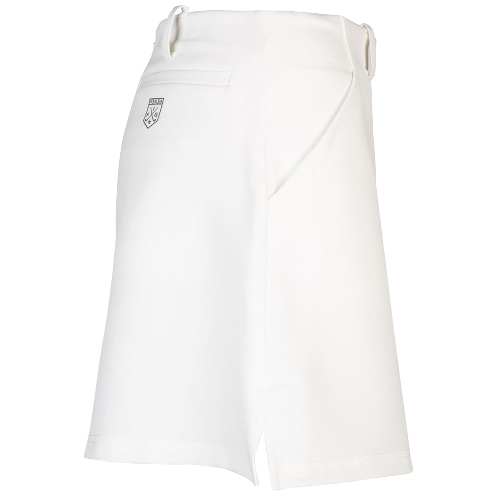 Skirts Woman SKIRDAM Short WHITE Dressed Front (jpg Rgb)	