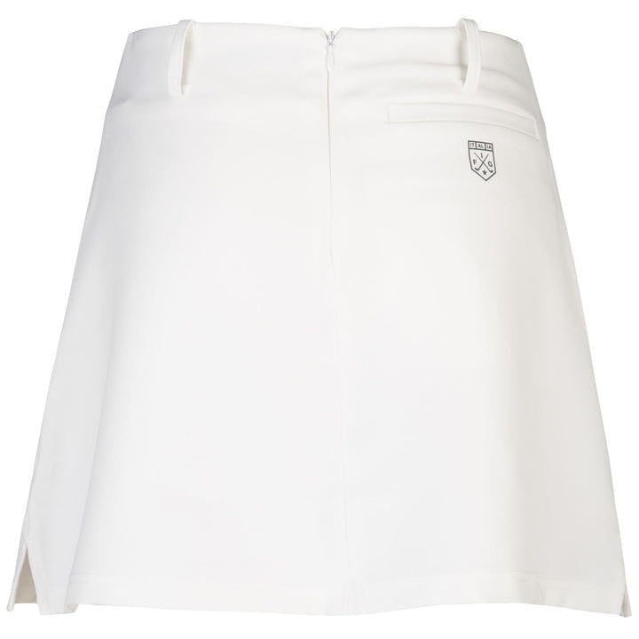 Skirts Woman SKIRDAM Short WHITE Dressed Side (jpg Rgb)		