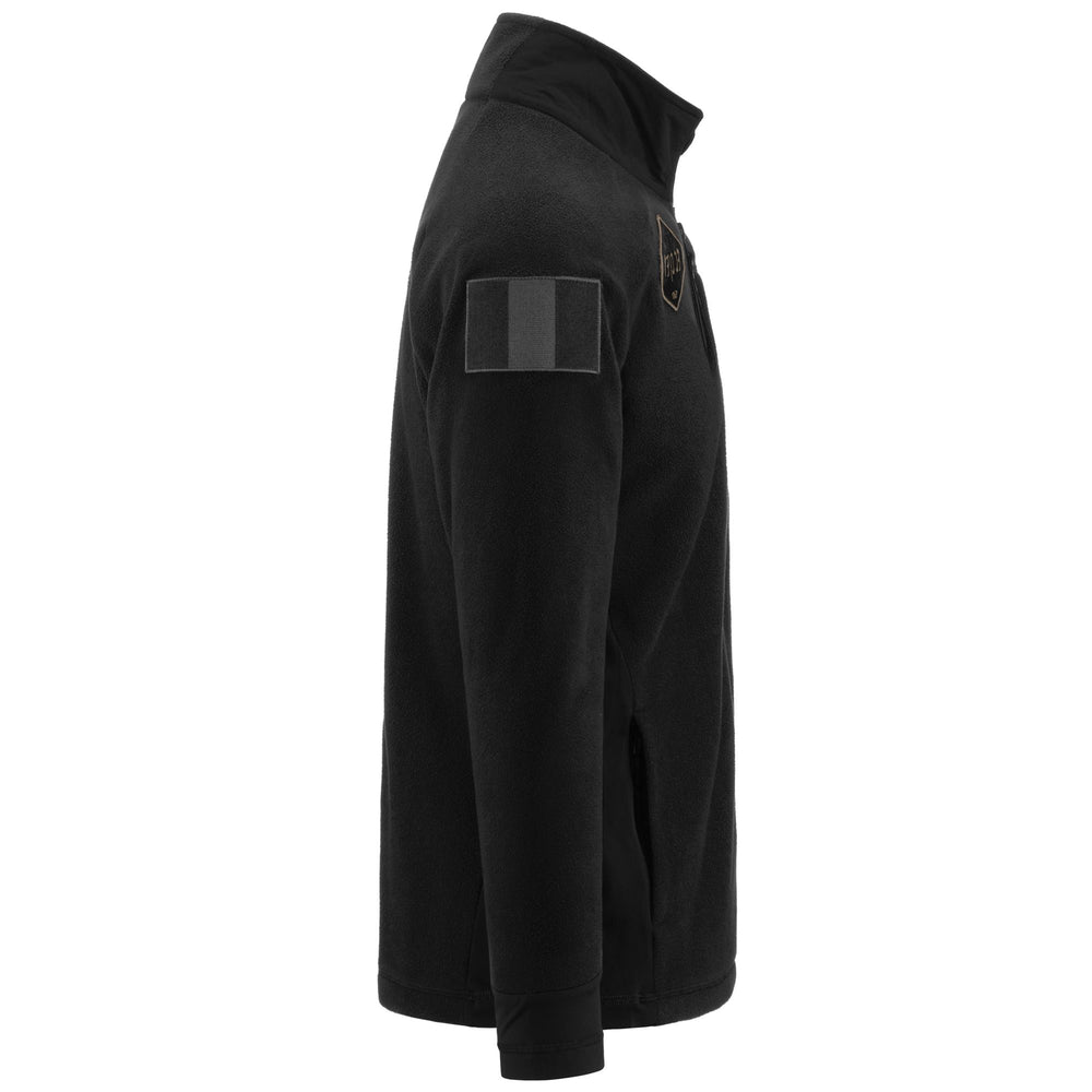 Fleece Man TIER ZERO GENPAKU Jacket BLACK Dressed Front (jpg Rgb)	