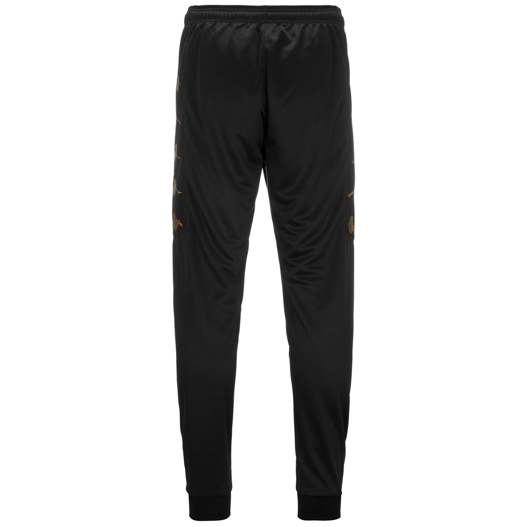 Pants Man KAPPA4FOOTBALL GABETTO Sport Trousers BLACK Dressed Side (jpg Rgb)		