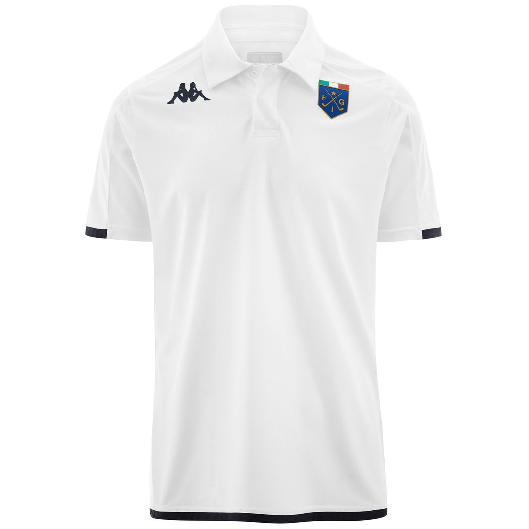 Active Jerseys Man KOMBAT AZETY FIG Polo Shirt WHITE-BLUE DK Photo (jpg Rgb)			