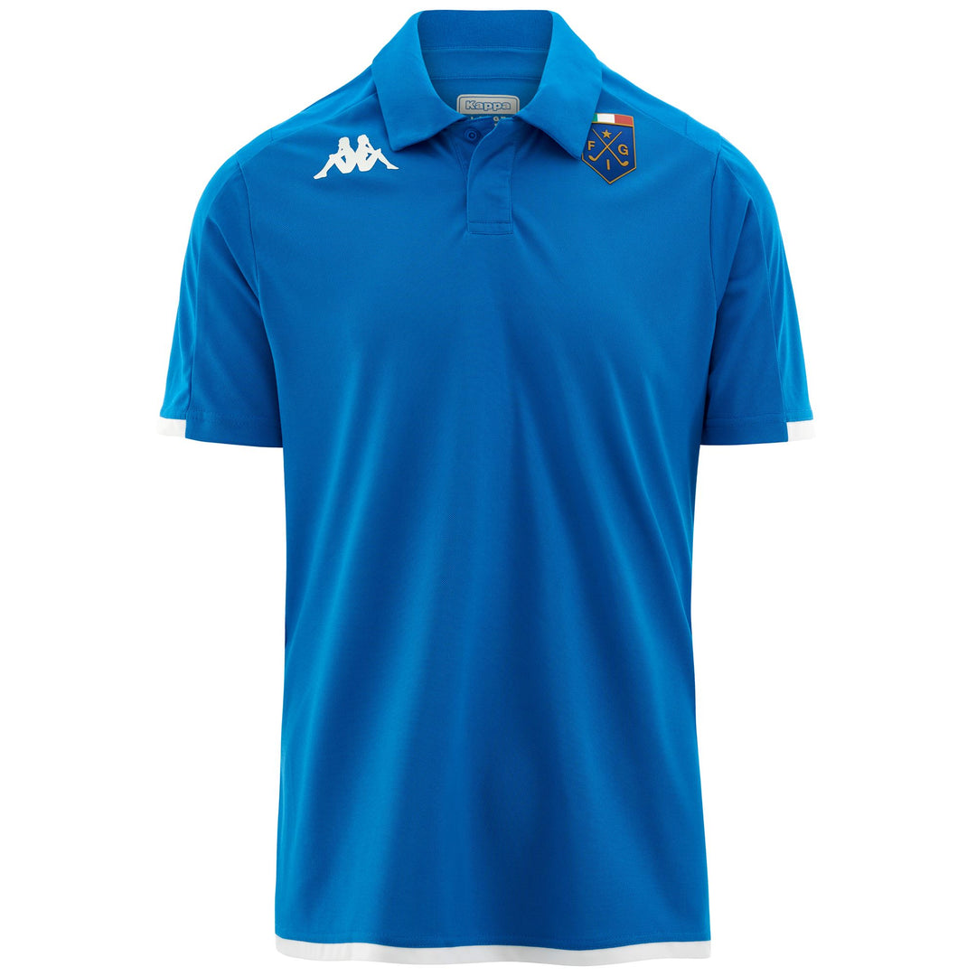Active Jerseys Man KOMBAT AZETY FIG Polo Shirt BLUE BRILLIANT-WHITE Photo (jpg Rgb)			