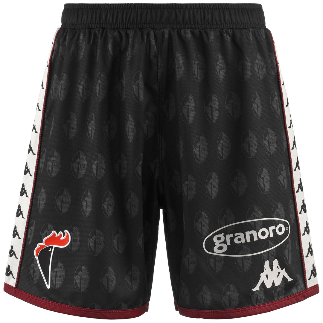 Shorts Man 222 BANDA RYDER SSC BARI Sport  Shorts BLACK-BROWN Photo (jpg Rgb)			