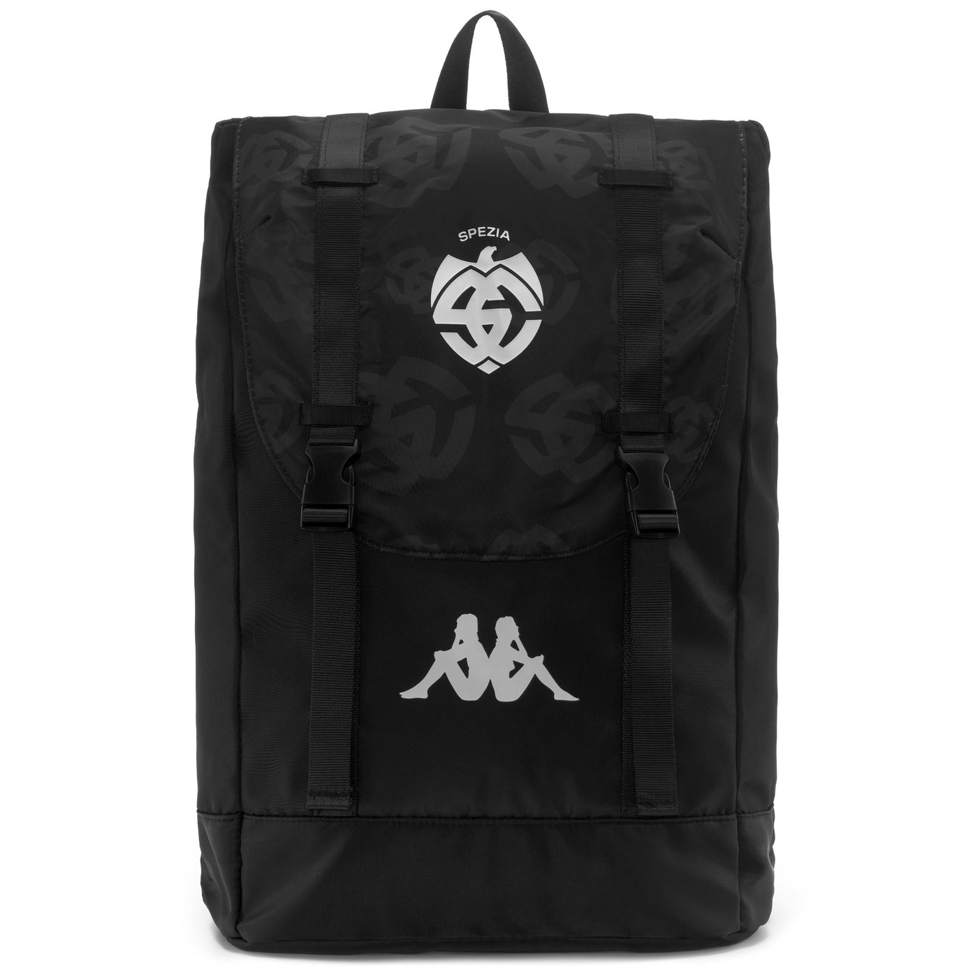 Bags Unisex ARECKO SPEZIA Backpack BLACK-WHITE Photo (jpg Rgb)			