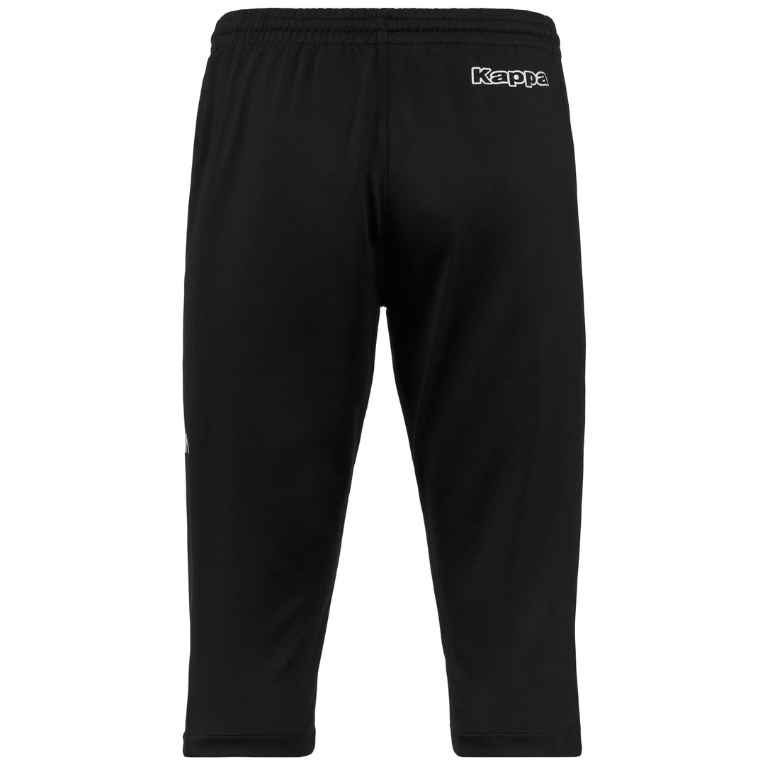 Pants Man KAPPA4FOOTBALL DESTRE Sport Trousers BLACK Dressed Side (jpg Rgb)		