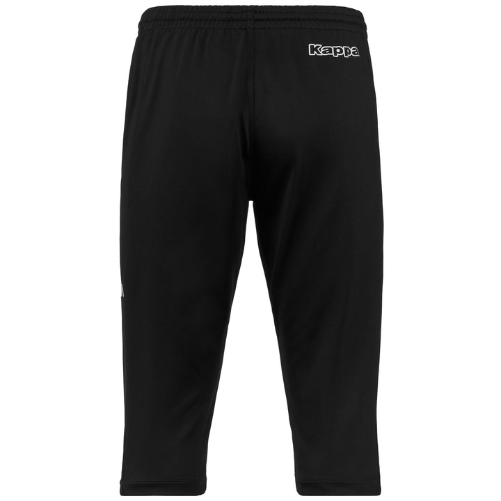 Pants Man KAPPA4FOOTBALL DESTRE Sport Trousers BLACK Dressed Side (jpg Rgb)		