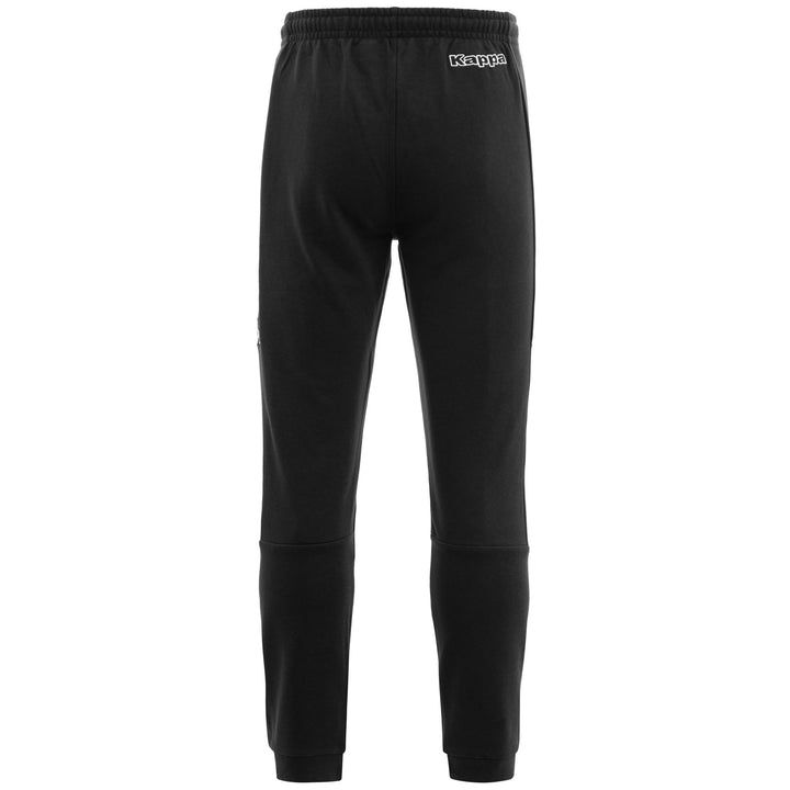Pants Man KAPPA4FOOTBALL DACENO Sport Trousers BLACK Dressed Side (jpg Rgb)		