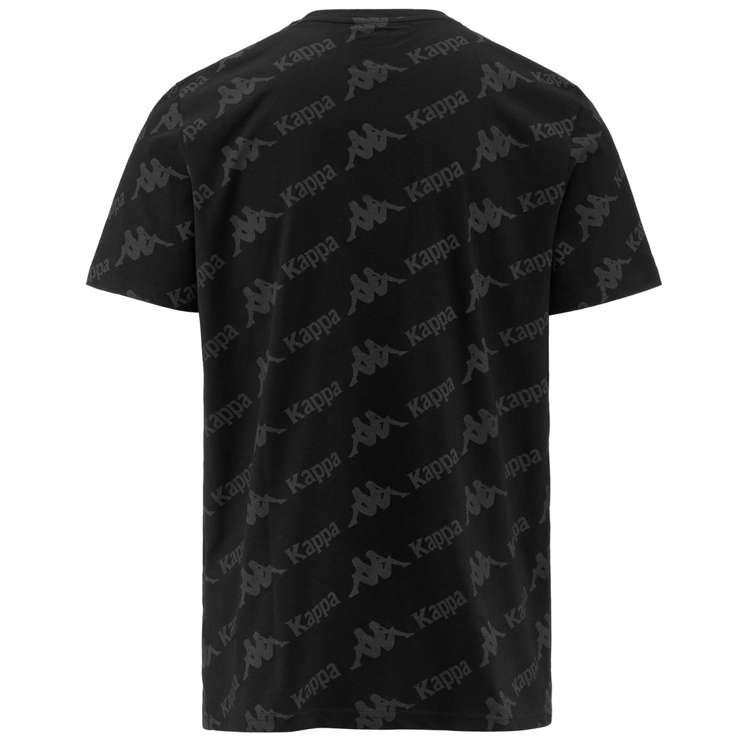 T-ShirtsTop Man AUTHENTIC FOOL T-Shirt BLACK - BLACK SMOKE Dressed Side (jpg Rgb)		