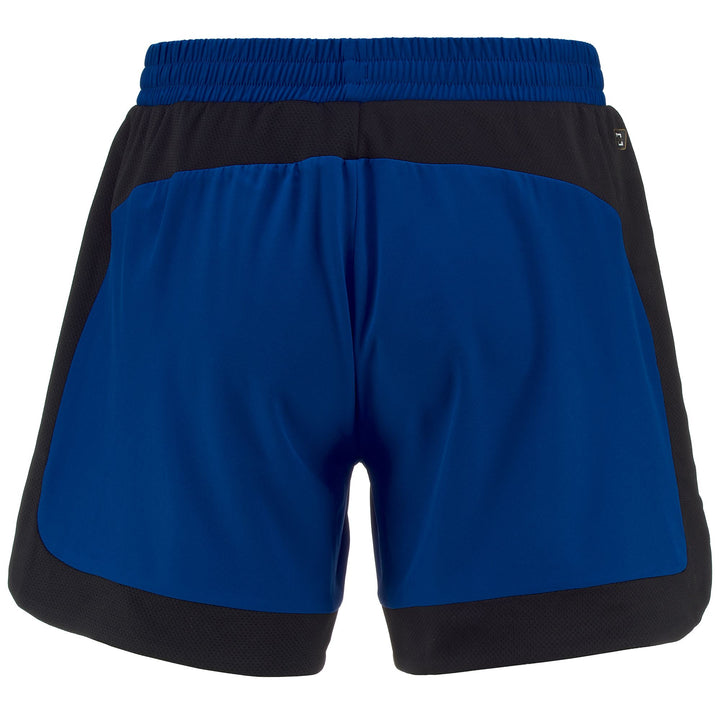 Shorts Man KOMBAT DOT Sport  Shorts BLUE SAPPHIRE - BLACK - WHITE Dressed Side (jpg Rgb)		