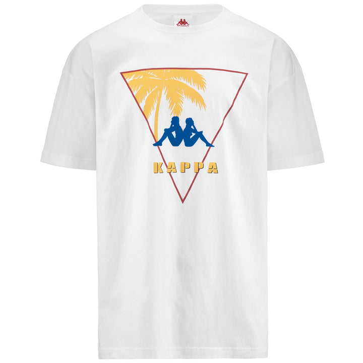 T-ShirtsTop Man AUTHENTIC SAND PAN T-Shirt WHITE - BLUE DEEP WATER Photo (jpg Rgb)			