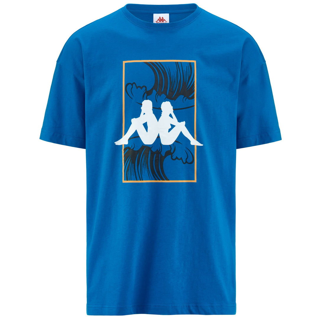 T-ShirtsTop Man AUTHENTIC SAND PIROS T-Shirt BLUE DEEP WATER - WHITE Photo (jpg Rgb)			