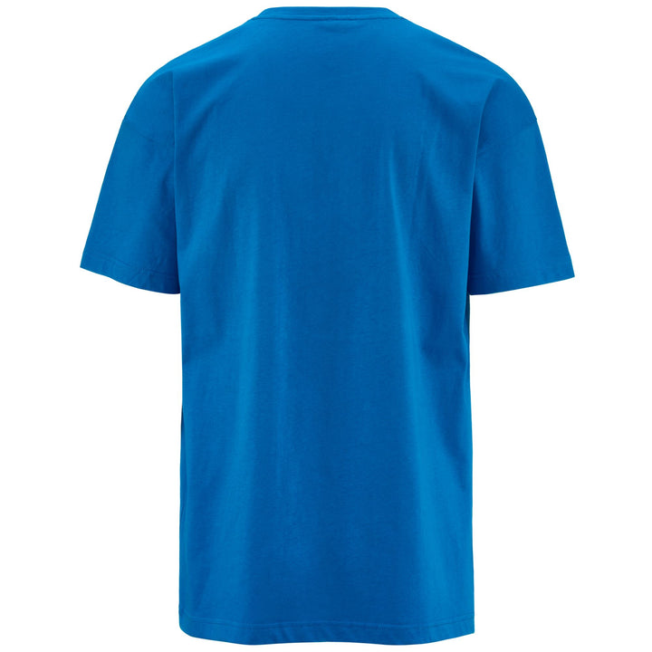 T-ShirtsTop Man AUTHENTIC SAND PIROS T-Shirt BLUE DEEP WATER - WHITE Dressed Side (jpg Rgb)		