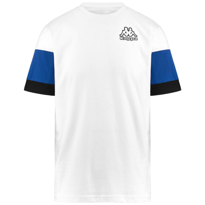 T-ShirtsTop Man LOGO DARG T-Shirt WHITE - BLUE SAPPHIRE - BLACK Photo (jpg Rgb)			