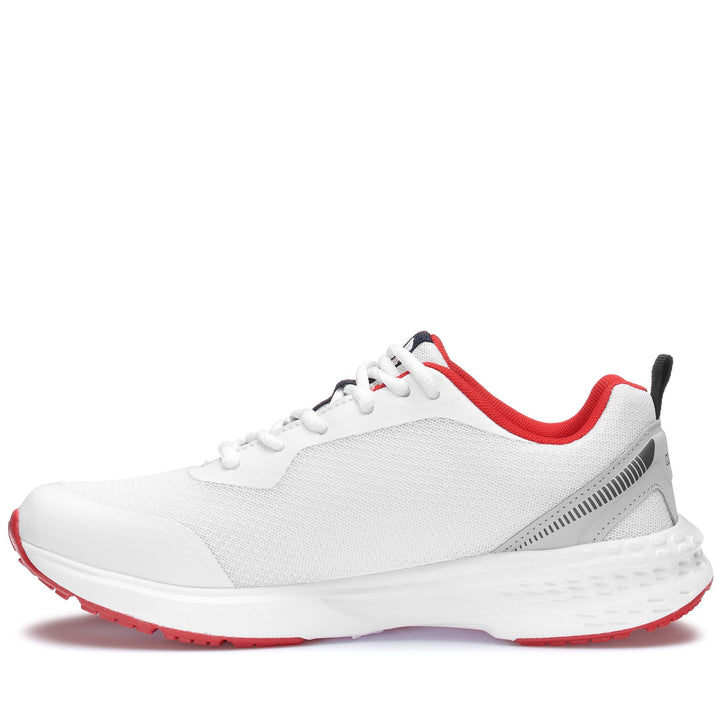 Sport Shoes Unisex KOMBAT GLINCH 1 Low Cut WHITE - BLUE MARINE - RED CHINESE Dressed Side (jpg Rgb)		