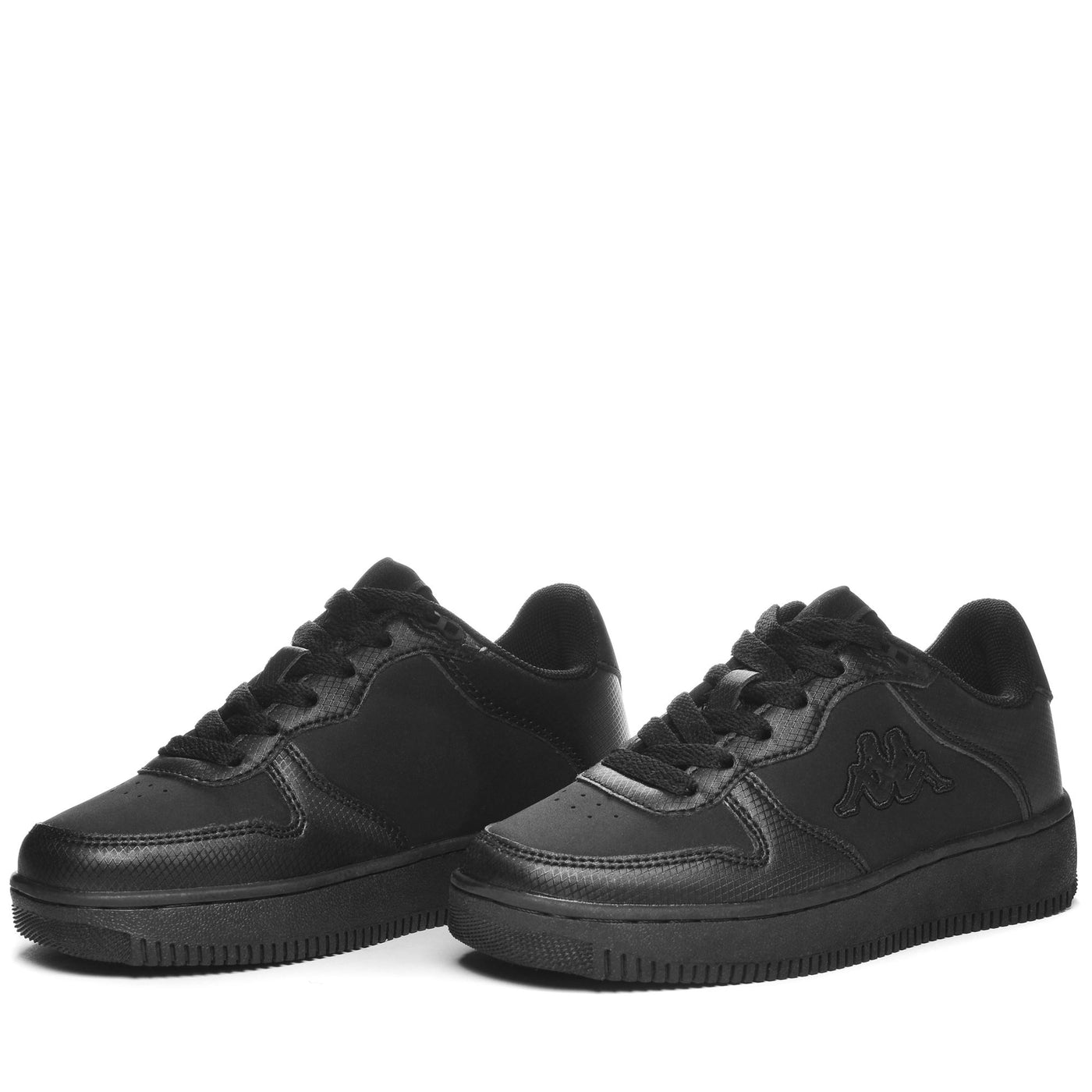 Sneakers Kid unisex LOGO MASERTA KID Low Cut BLACK Detail (jpg Rgb)			