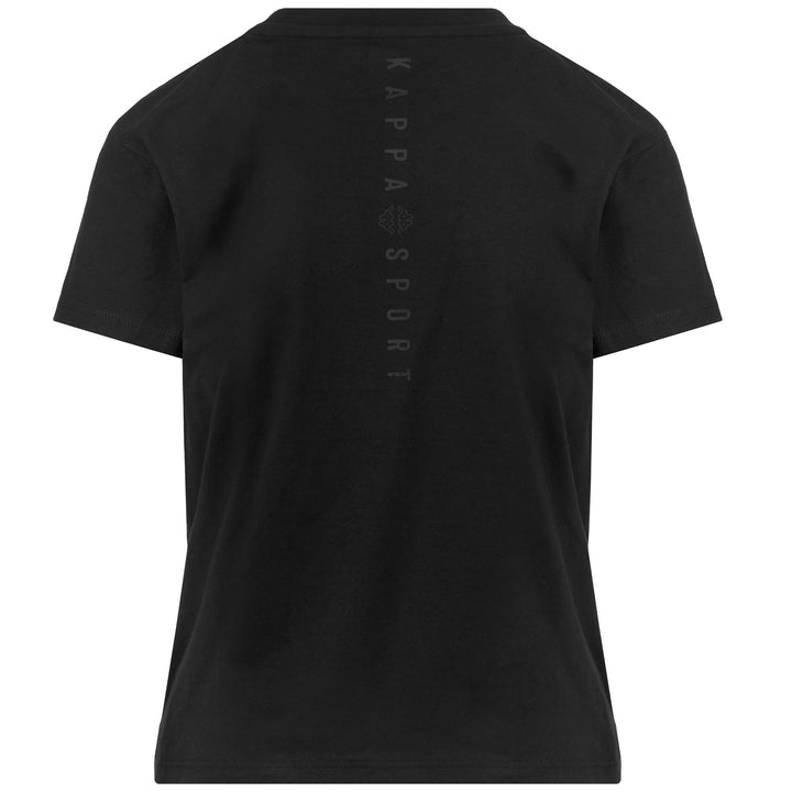T-ShirtsTop Woman LOGO DISHIRT T-Shirt BLACK Dressed Side (jpg Rgb)		