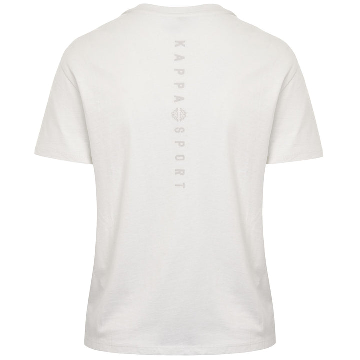 T-ShirtsTop Woman LOGO DISHIRT T-Shirt WHITE OFF Dressed Front (jpg Rgb)	