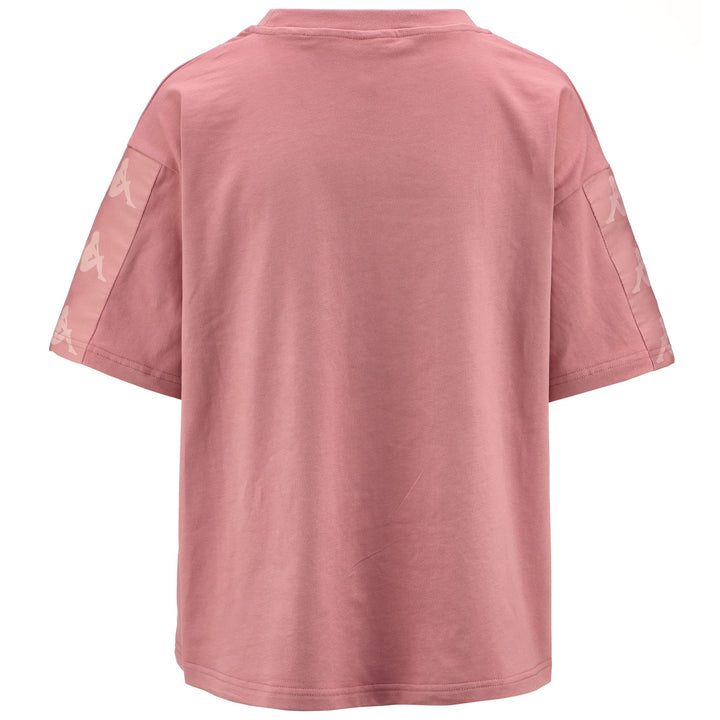 T-ShirtsTop Woman 222 BANDA 10 VANILLA T-Shirt BROWN CAMEO Dressed Side (jpg Rgb)		