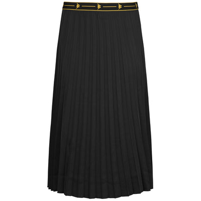 Skirts Woman AUTHENTIC JPN FUNTASY Longuette BLACK - YELLOW GOLD RICH Photo (jpg Rgb)			