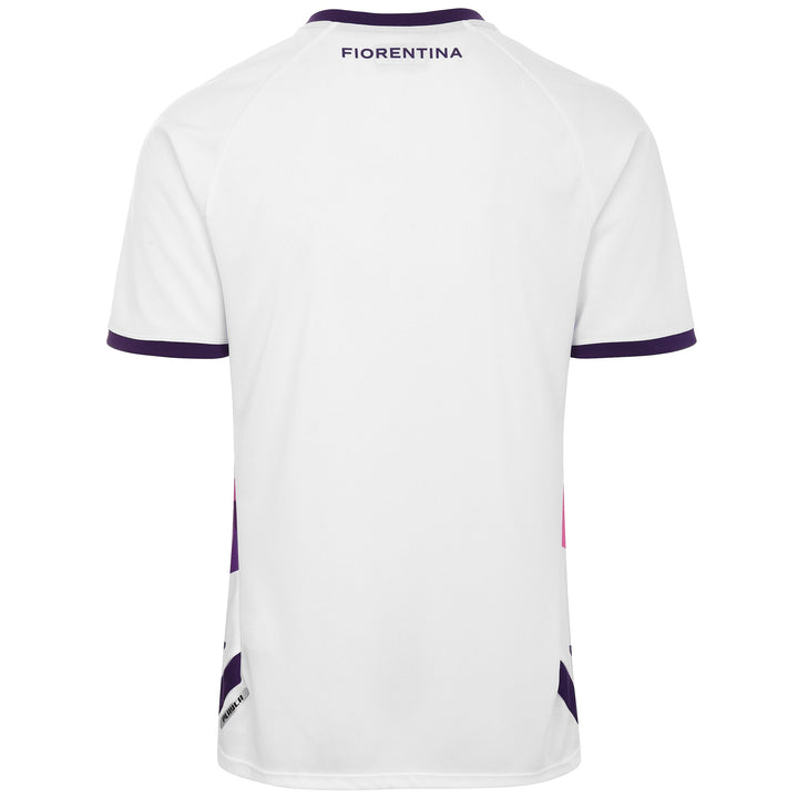 Active Jerseys Man ABOUPRE PRO 6 FIORENTINA Shirt WHITE - VIOLET EGGPLANT Dressed Side (jpg Rgb)		