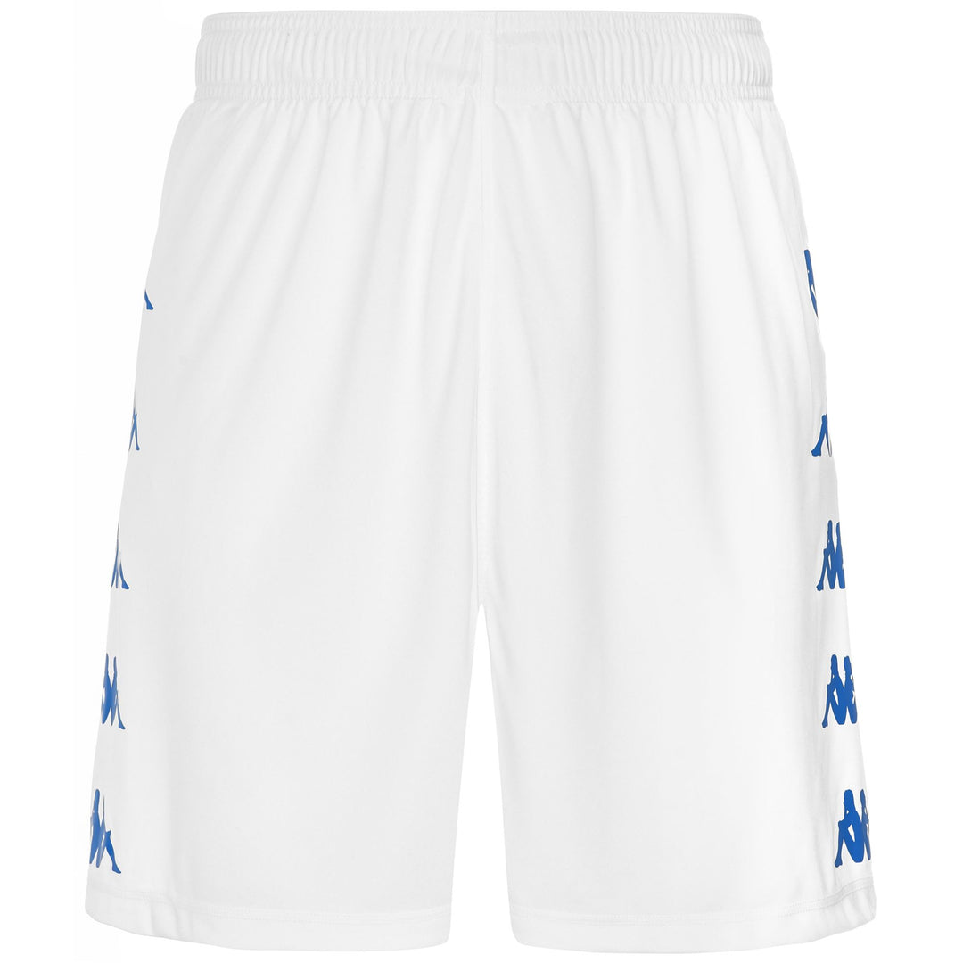 Shorts Man KAPPA4SOCCER CURCHETA Sport  Shorts WHITE-BLUE Photo (jpg Rgb)			