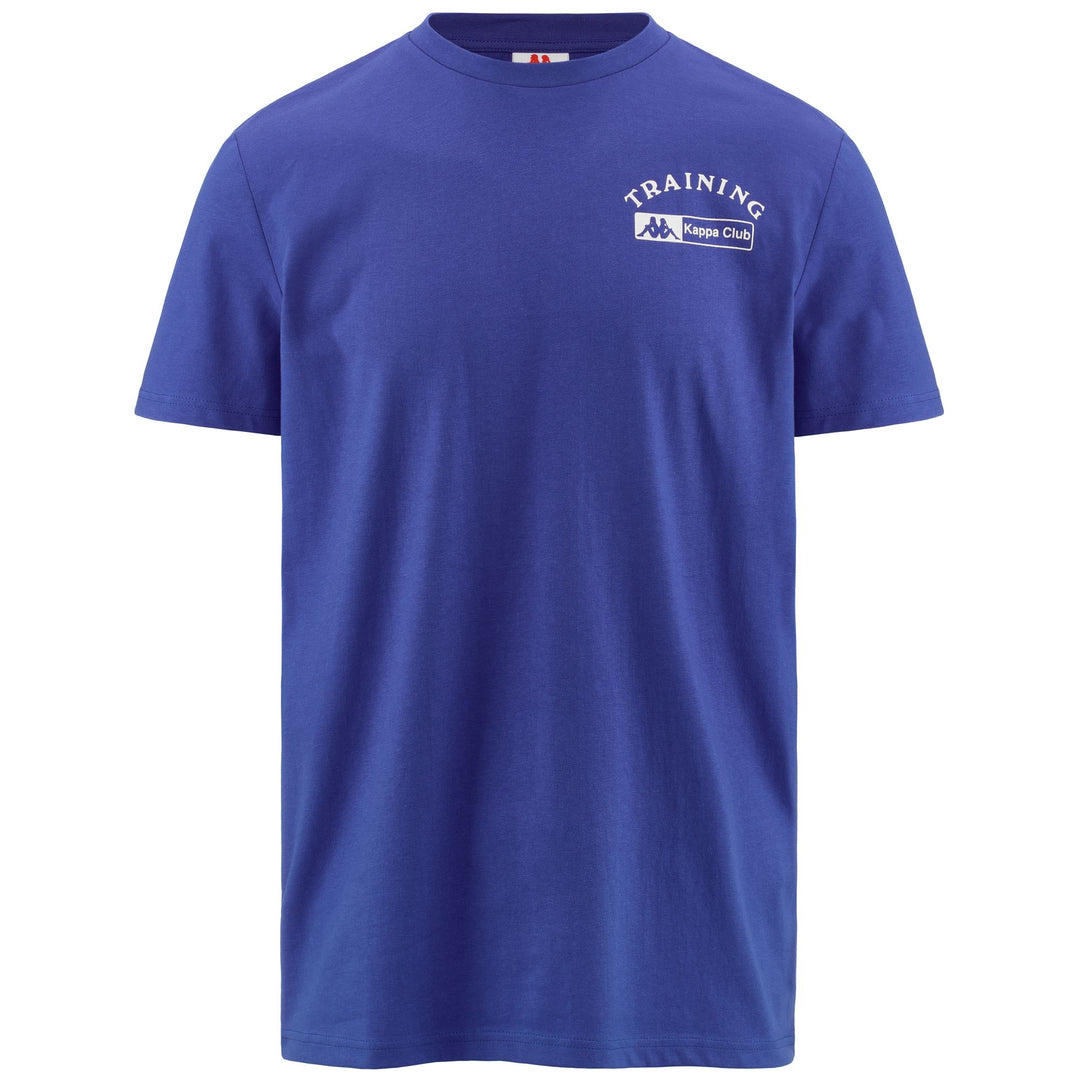 T-ShirtsTop Man AUTHENTIC SHUO T-Shirt BLUE ROYAL-WHITE ANTIQUE Photo (jpg Rgb)			