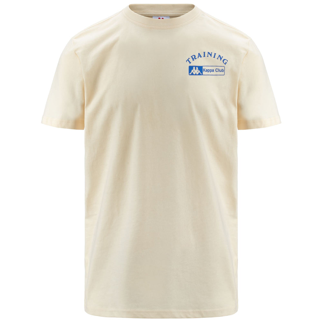 T-ShirtsTop Man AUTHENTIC SHUO T-Shirt WHITE ANTIQUE-BLUE ROYAL Photo (jpg Rgb)			
